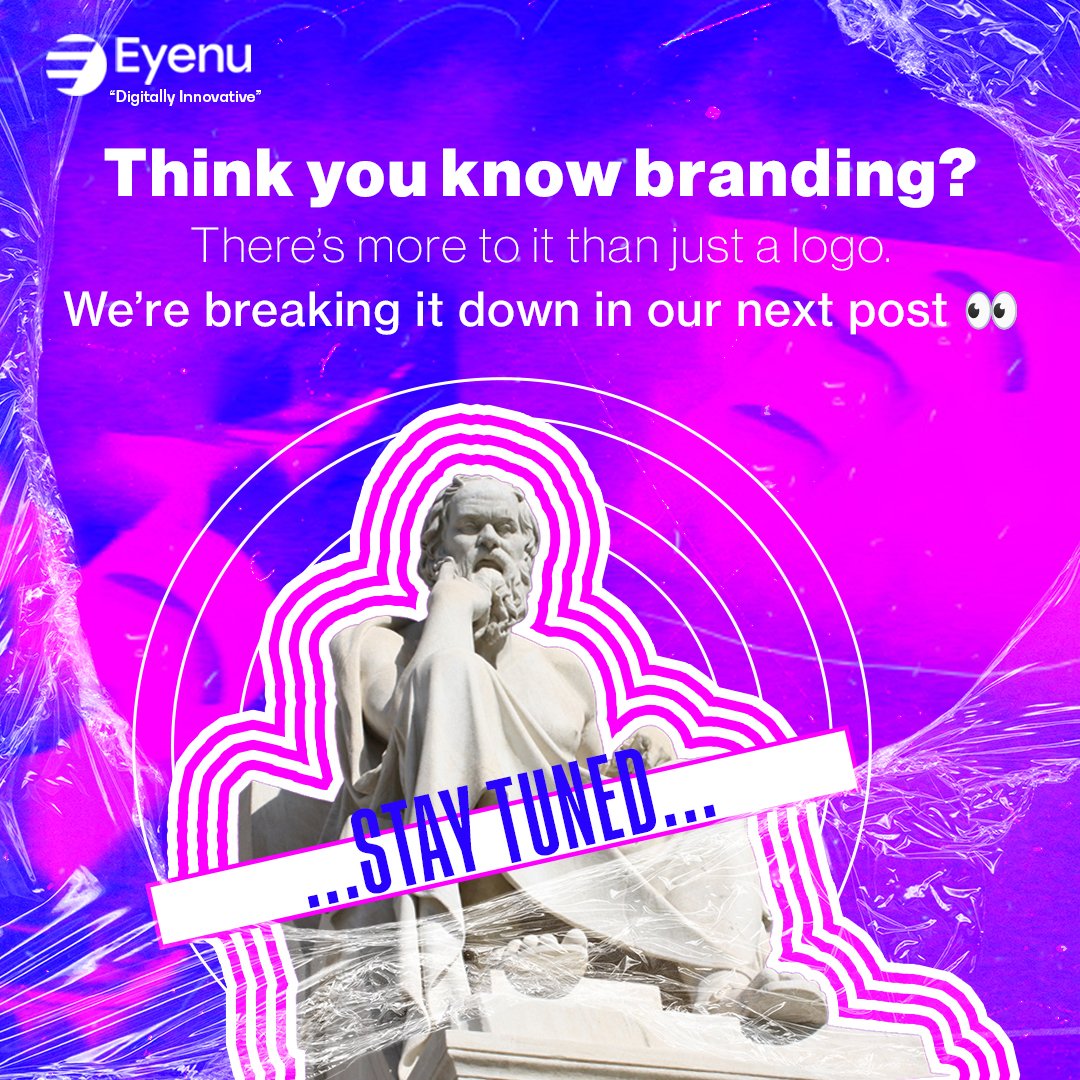 What do you really know about branding?

It’s more than just visuals.

📌 Next post: We spill the secrets. Stay tuned!

#branding #design #eyenutech #brandstrategy