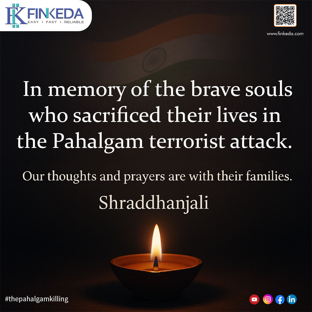 _finkeda's tweet photo. We salute the bravehearts of the Pahalgam attack.
Our thoughts and prayers are with their families.
#Shraddhanjali #PahalgamAttack #Finkeda https://t.co/yMHe8HOvVj