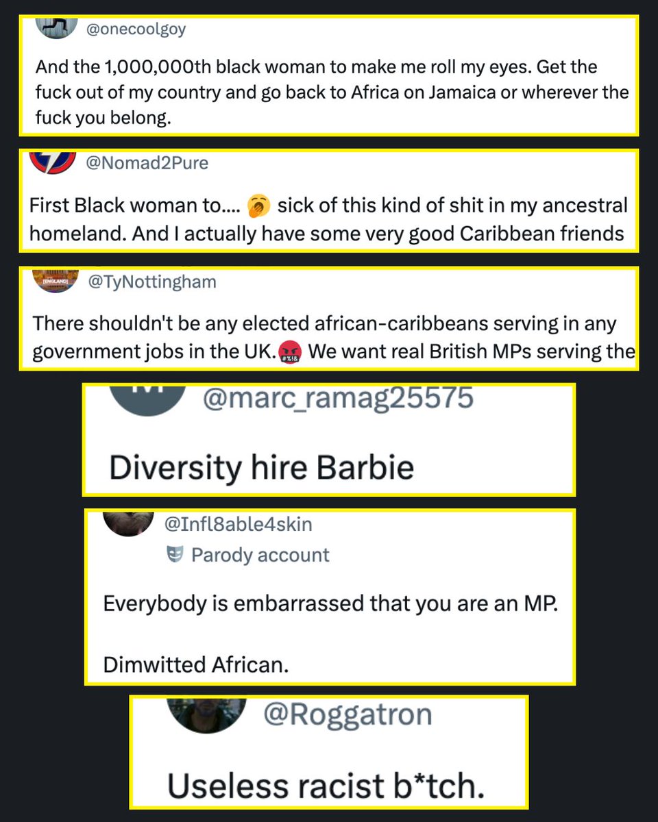 DawnButlerBrent's tweet photo. Another Block of the Month packed with horrible racist and abusive messages. #ButlerBlocks

Most of this was sent to me after I wished people a happy St George's Day. 

The racists won't stop me celebrating our rich history of acceptance &amp; diversity. https://t.co/3KjGAULVfr