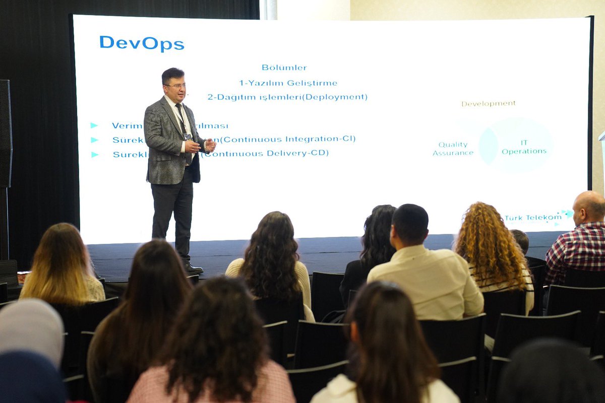 Türk Telekom Güvenlik Çözüm Müdürü Ahmet Kemal Aygın "DevSecOps Süreçleri" konusundaki eğitimi ile #7.VerimlilikveTeknolojiFuarı'nda katılımcılarla buluştu.

#VerimlilikveTeknolojiFuarı2025