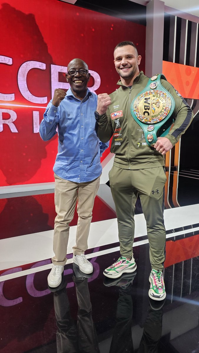 South Africa and WBC Bridgerweight champions Kevin Lerena paid a visit to the world of champions this week
