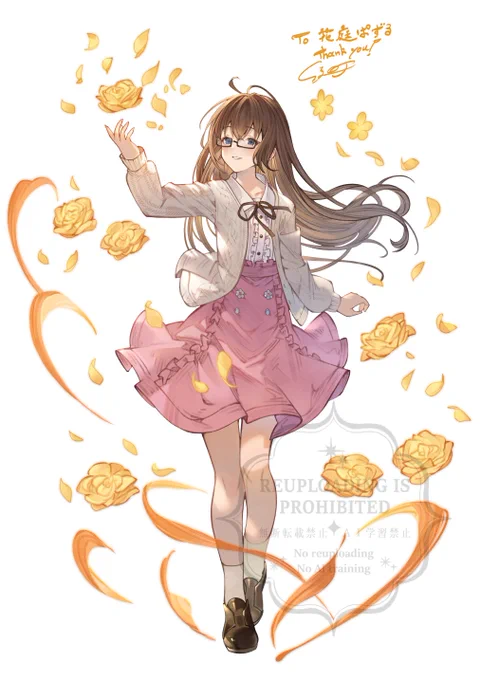 Vtuberの花庭ぱずるさんですリクエストありがとうございました!#ぱずあーと 