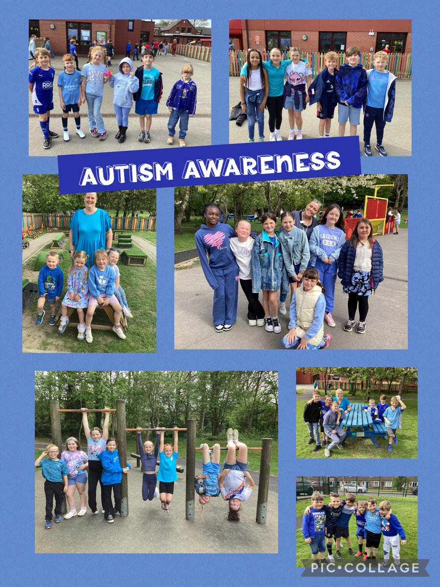 Today we celebrated Autism Awareness Day. Everyone came to school dressed in blue, we had a whole school assembly with a guest speaker talking about his Autism and we made our own tactile infinity signs. ♾ <a href="/Autism/">National Autistic Society</a> <a href="/AutismAware_UK/">Autism Awareness UK</a>