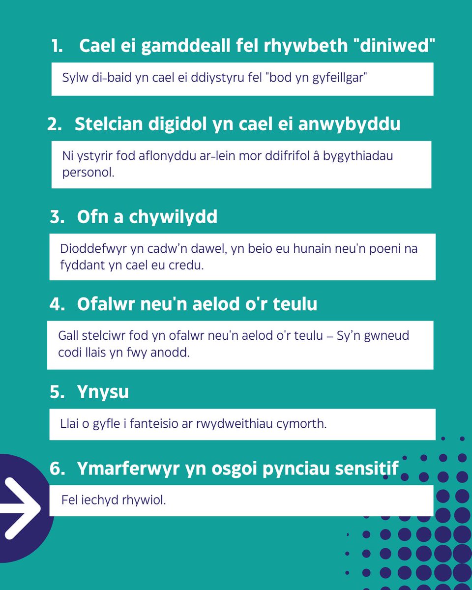 choiceolderppl's tweet photo. Mae stelcian yn gamdriniaeth ac mae’n anghyfreithlon.  Ond yn rhy aml, mae'n anweledig.  Yn ystod yr #WythnosYmwybyddiaethStelcian hon, gadewch i ni siarad am y pethau sy’n rhwystro pobl hŷn rhag adnabod stelcian.

Os hoffech ragor o gyngor a chymorth:  
☎️Llinell Gymorth Genedlaethol Stelcian 0808 802 0300
☎️Byw Heb Ofn 0808 80 10 800