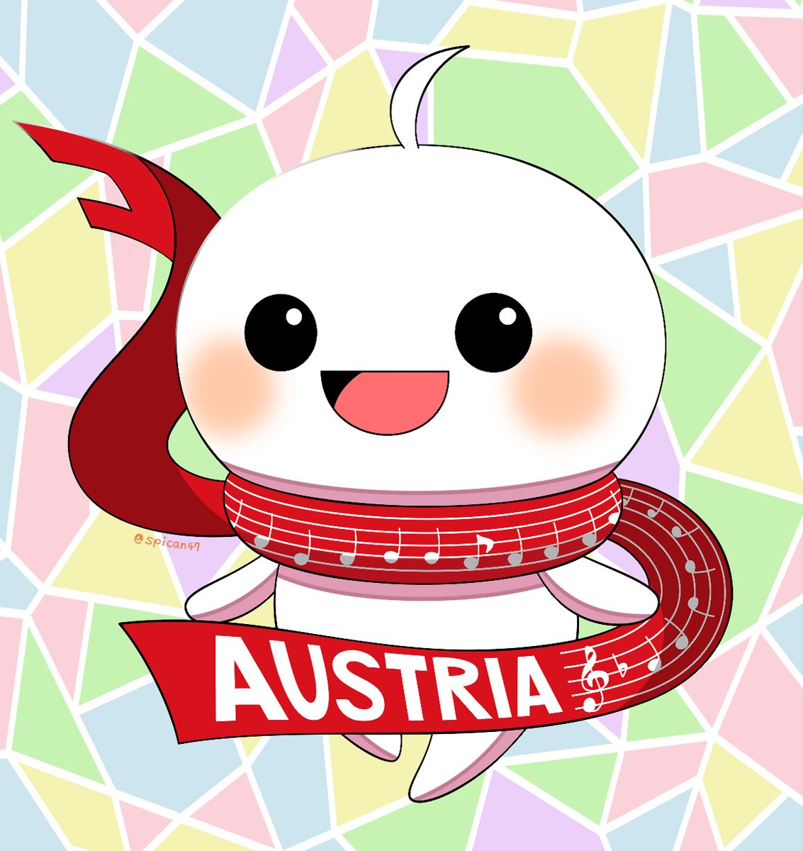 万博応援企画イラスト第20弾】 オーストリアパビリオンのマスコット
