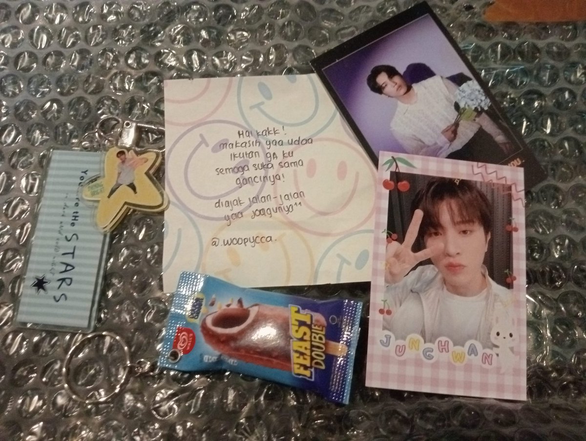 Lio๐ฌ (@jjeongupy_) on Twitter photo Terimakasih kak <a href="/woopycca/">์ฐจ โ caa .แ (sampai nanti sayang)</a>
Keychain nya lucu banget suka, dapat pola yang lucu dan ganteng juga๐๐๐ terimakasih sekali lagi kak, semoga kakak dilimpahkan rezeki๐๐ Terimakasih kak <a href="/woopycca/">์ฐจ โ caa .แ (sampai nanti sayang)</a>
Keychain nya lucu banget suka, dapat pola yang lucu dan ganteng juga๐๐๐ terimakasih sekali lagi kak, semoga kakak dilimpahkan rezeki๐๐