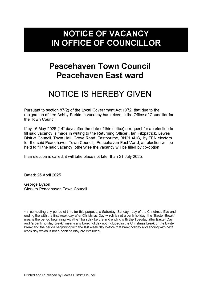 Peacehaven Town Council tweet media