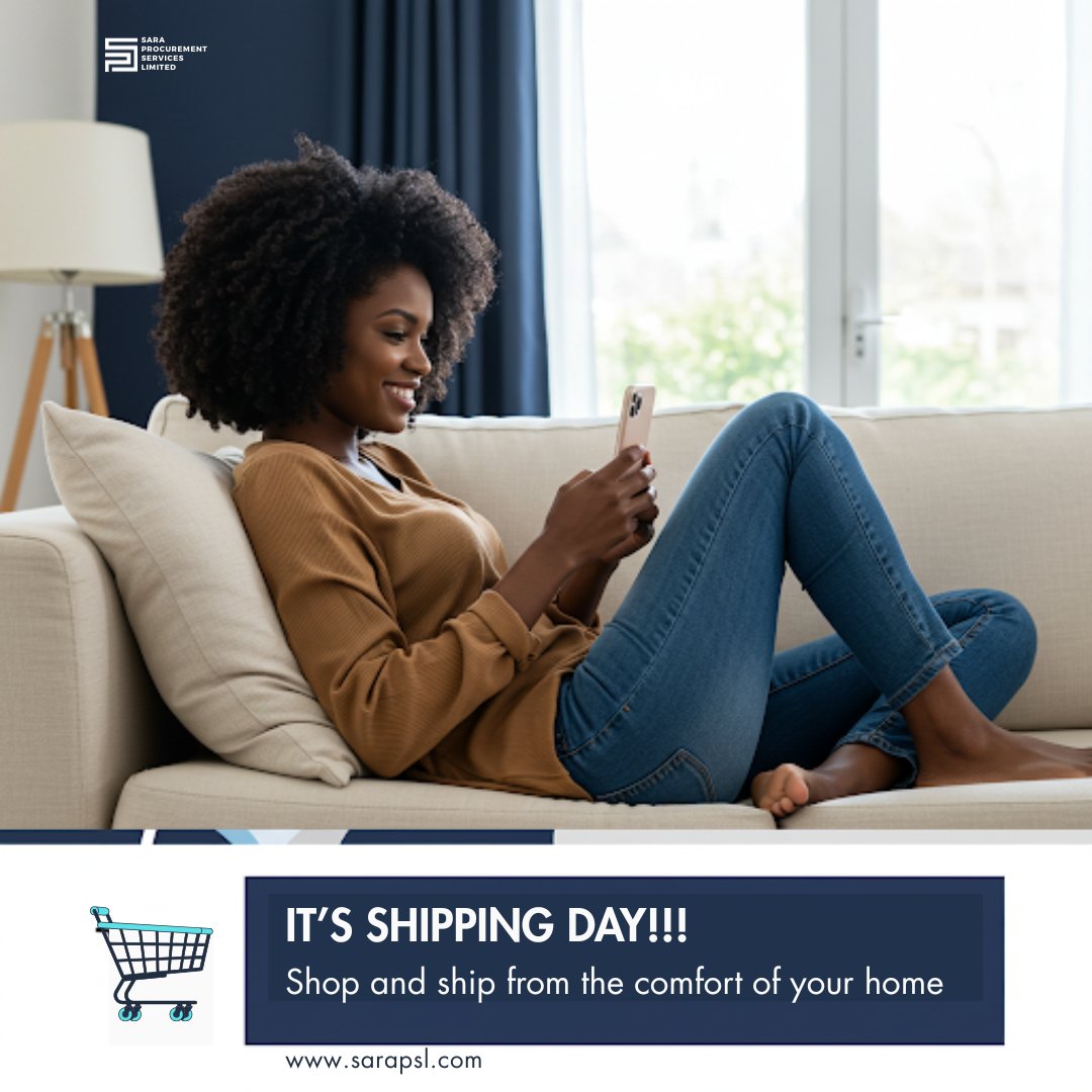 SaraProcure's tweet photo. We are here to make your SHOPPING and SHIPPING experience a SEAMLESS one. 

Just send our address to your supplier in China, USA or UK and we will DELIVER at your doorstep on TIME. 

Remember, SARA is always available to SERVE YOU.

#saraprocurement #sara #procurement #chinatolagos #shipping #importation #procurementagent #airfreights #ecommerce #seafreights #delivery #maritime #supplychain #tgif