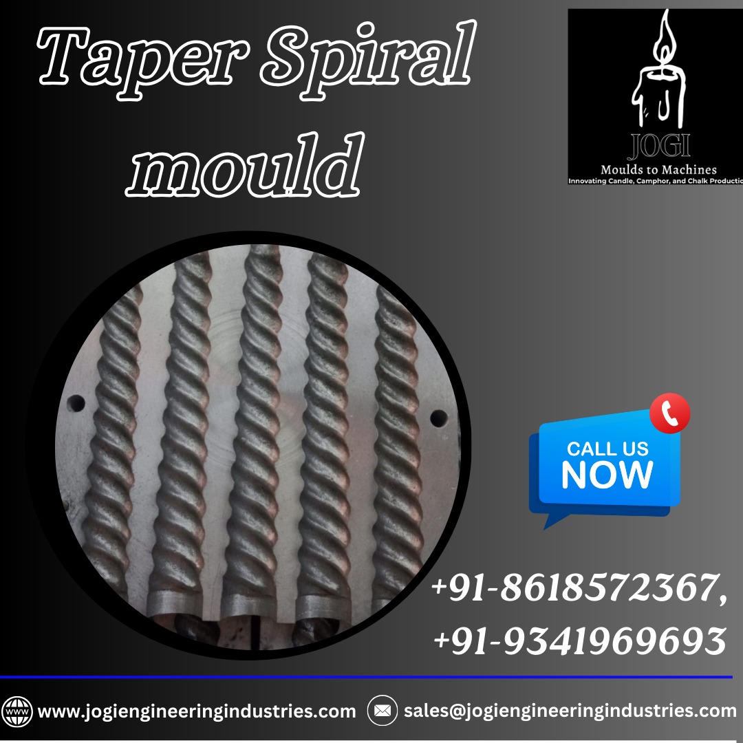 EngineeringJogi's tweet photo. Introducing our precision-built Taper Spiral Mould – perfect for candle &amp; camphor moulding! 💡
✅ Durable
✅ Custom-designed
📞 +91-8618572367 | +91-9341969693
🌐 https://t.co/VbkVyZpo0H
#TaperSpiralMould #CustomMoulds #IndustrialTools #JogiEngineering #MadeInIndia https://t.co/l29hGOJSq7