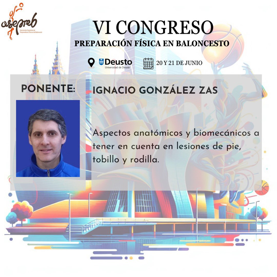 🏀Inscripciones abiertas para el VI Congreso ASEPREB, “PREPARACIÓN FISICA EN EL BALONCESTO”