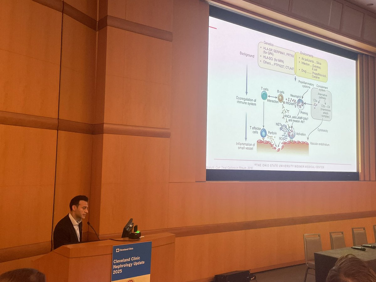 OhioStateNeph's tweet photo. Lupus Nephritis, Vasculitis, GN... OH MY! 😳👏🤗
What an incredible kickoff to the #CCNephUpdate25 at @ClevelandClinic
Huge thanks to @SalemAlmaani, @BradRovin, and all the amazing speakers for their fantastic updates!
Don't miss out on the final day today! 🎉 https://t.co/mcrRQFvX0x