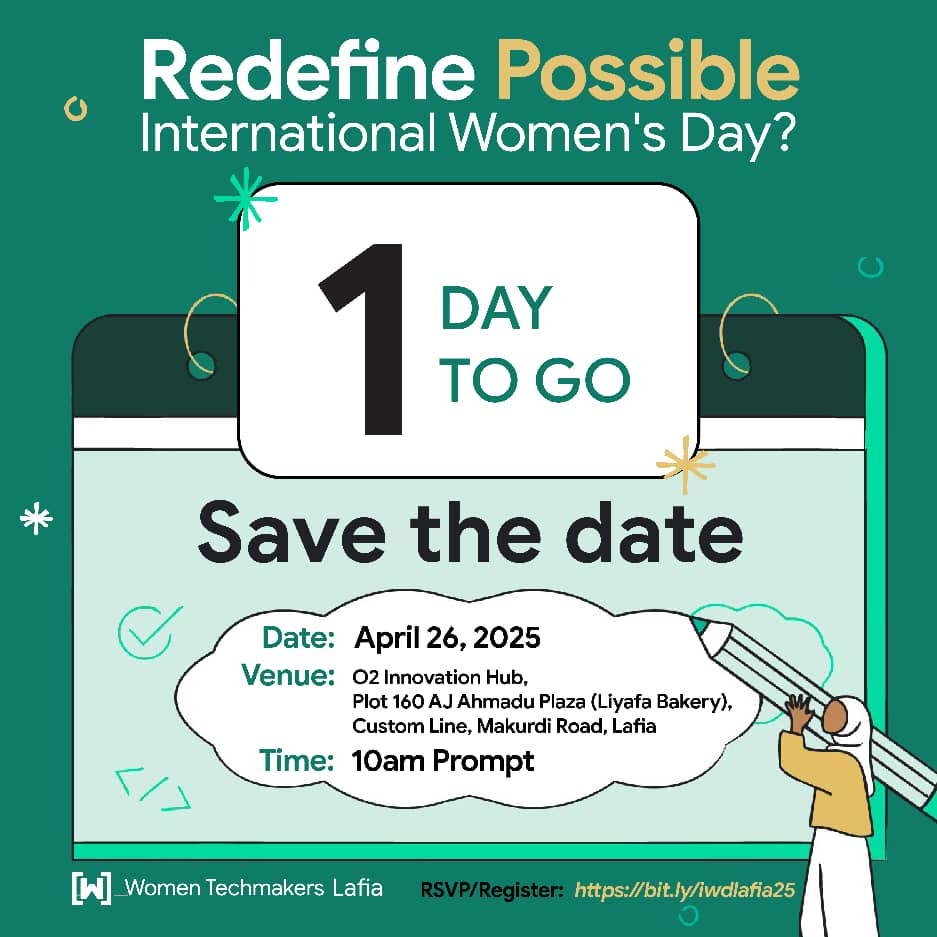 wtm_lafia's tweet photo. See y'all all tomorrow 
Make sure you are registered 👇👇

Be among the first 20 people to get to the venue and win some swags😃

https://t.co/ClVKWg9hCn

#RedefinePossible #IWD2025 #WTMLafia https://t.co/VrSV2UhhSz