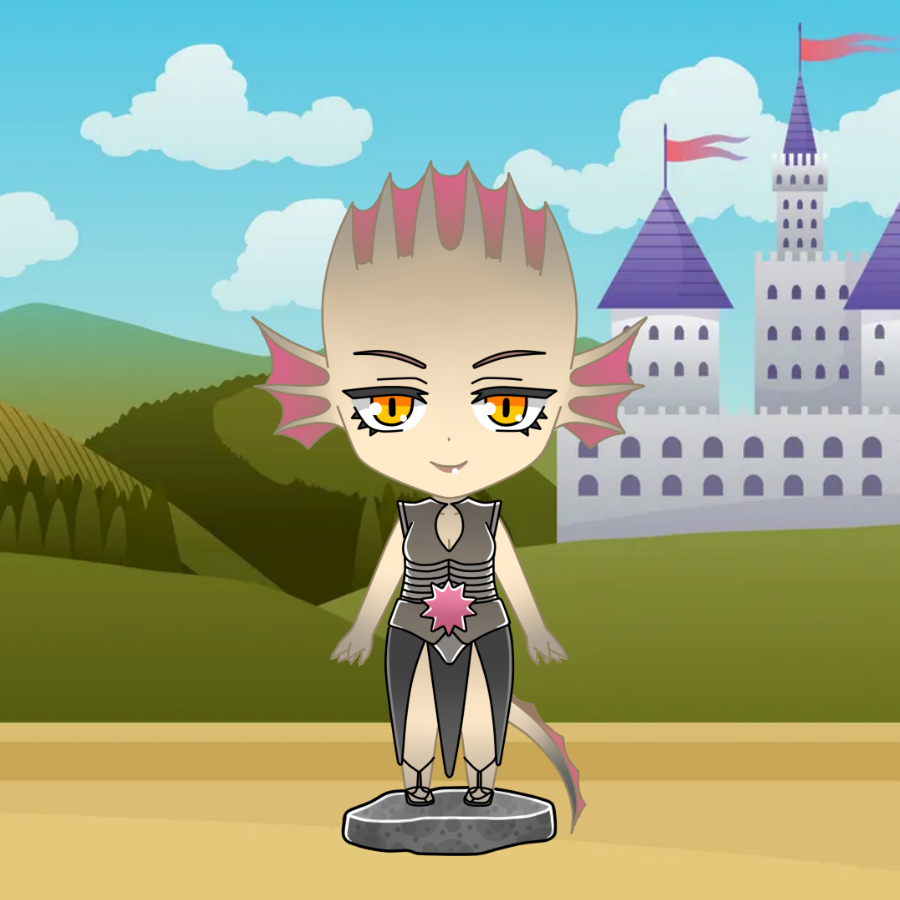 NftMcclain's tweet photo. Hey, gorgeous people! ✨  ArtStyleMimi #384 here, leader of the dragons!  🐉👑 We guard our epic castle from evil – but we also offer sanctuary to those in need!  Think you could handle living with a dragon?  Let's poll it! 👇 #DragonQueen #MimiSanctuary #CastleLife )😇 https://t.co/dZL3DLWifH