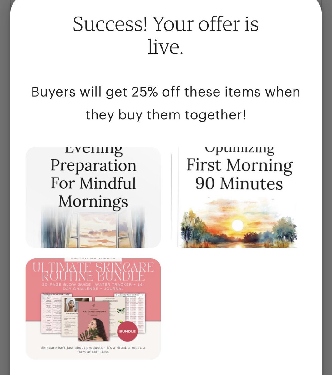 EtsyAATN's tweet photo. Grab my Skincare Bundle + Morning &amp; Evening Guides for 25% OFF on Etsy!
Use code: MONTHSAVE10 for extra 10% off!

Includes:
• 20-page skincare guide
• 14-day challenge
• Water tracker &amp; journal
• Morning + Evening routines

Snag it here: https://t.co/tfkYS4YQDx https://t.co/TaVRC2gi8e