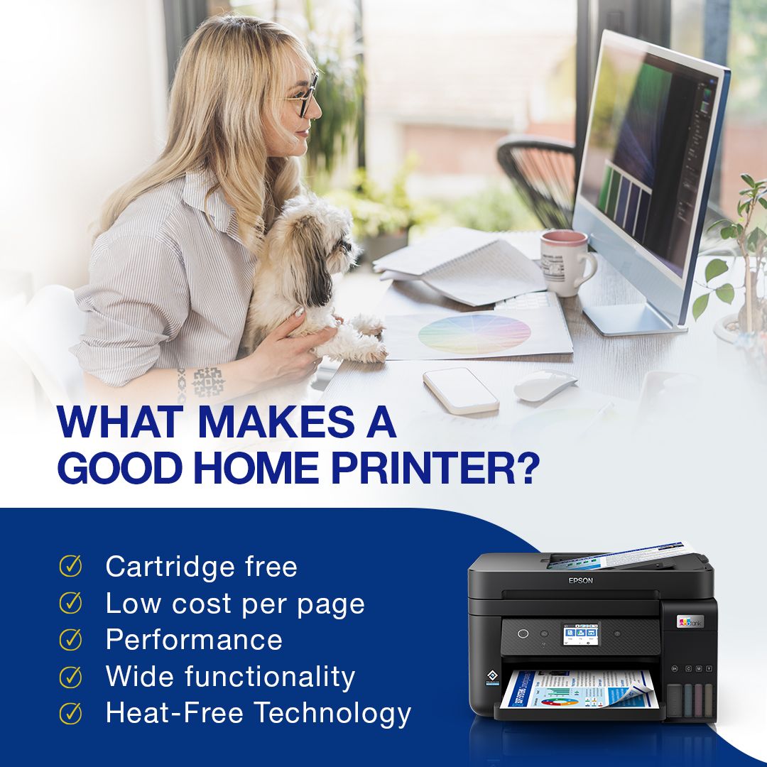 What makes a good printer?

Learn more here: bit.ly/4iz2G2S

#epson #epsonaustralia #officeprinter #EcoTank #inkjetprinter #inkjet #homeoffice #EpsonHeatFreeTechnology #HeatFree