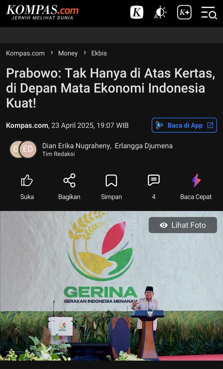 Pemerintah udah kasih platform, sekarang giliran kita yang naik panggung dan show up.
Kita Percaya Kita Bisa