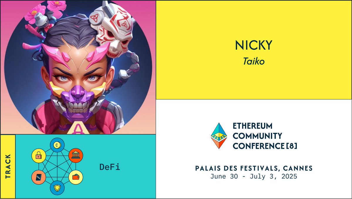 Say hello to more EthCC[8] speakers! Antonio Sanso from Ethereum Foundation  (@asanso) Track: 🧬 Zero Knowledge & Cryptography Teana Baker-Taylor from  Venice AI (@teanataylor) Track: 🕶️ Cypherpunk & Privacy Nicky from Taiko (@