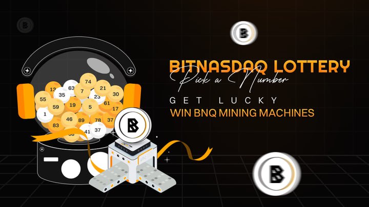 🎰 Welcome to BitNasdaq Lottery!

Pick a number for the chance to win a BNQ Mining Machine!

🎁 10 BNQ Mining Machines for 10 Lucky Winners!
Each Mining Machine allows you to Mine &amp; Earn $BNQ

How to Participate 👇
• Follow @BitNasdaqGlobal
• Like &amp; RT this tweet
• Comment