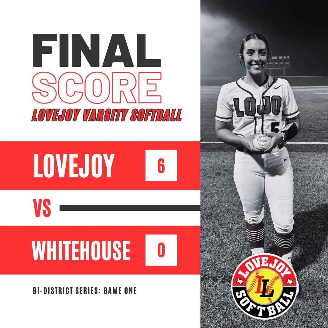2+ hour drive, 1+ hour rain delay &amp; the Leopards are back from Whitehouse, TX with a 6-0 win for Game 1 of this Bi-District series!! Junior <a href="/IzzyG_5/">Isabella Guarriello 2026</a> w/ 11 strikeouts &amp; got our bats rolling w/ a solo HR in the top of the 4th! Game 2 is Friday on our home turf! BE THERE AT 6:30pm!!