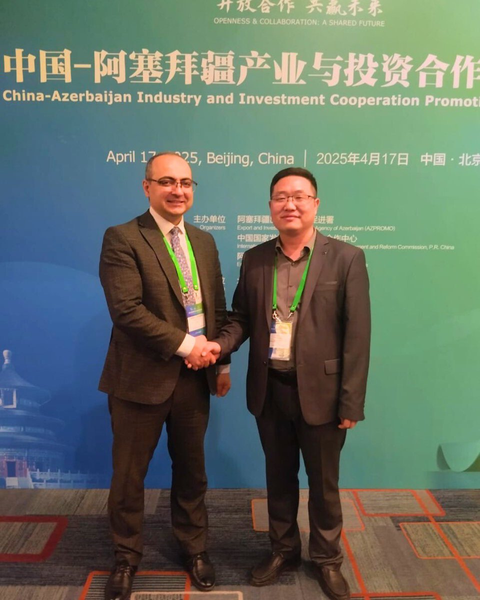 RaufKhalilov_'s tweet photo. @electrifyazerbaijan operating under @SardaGroup_  participated in the China-Azerbaijan Industry and Investment Cooperation Promotion Conference held in Beijing.
As BYD’s official local representative, the company is preparing to launch joint production at the Azerbaijan Energy Automotive Factory (AEAF) by 2025 aiming to significantly increase the localization of electric buses and spare parts by 2030.
In 2024, as a result of this growing partnership, Electrify Azerbaijan introduced 160 BYD-branded electric buses, now fully operational across the country’s public transportation routes.