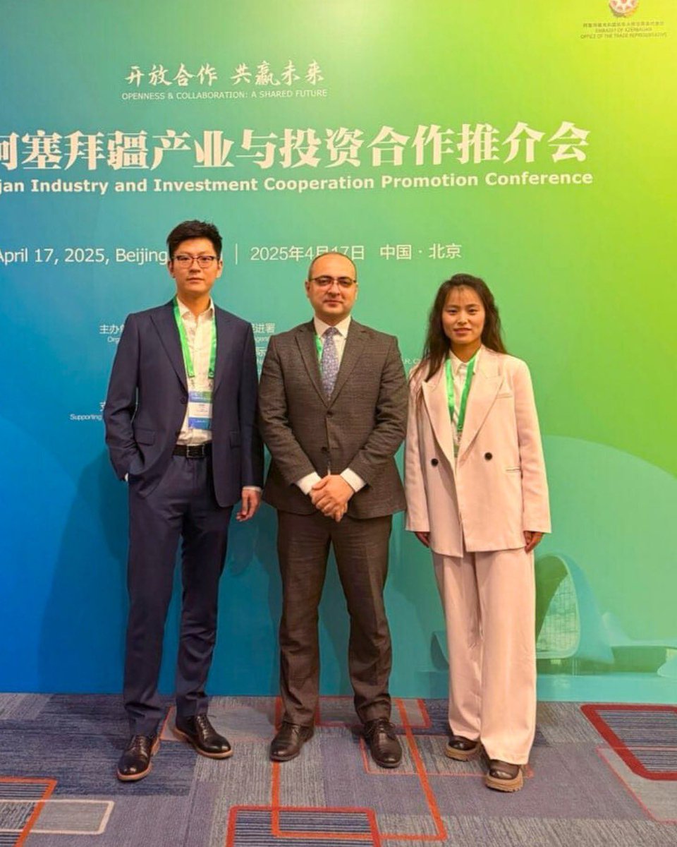 RaufKhalilov_'s tweet photo. @electrifyazerbaijan operating under @SardaGroup_  participated in the China-Azerbaijan Industry and Investment Cooperation Promotion Conference held in Beijing.
As BYD’s official local representative, the company is preparing to launch joint production at the Azerbaijan Energy Automotive Factory (AEAF) by 2025 aiming to significantly increase the localization of electric buses and spare parts by 2030.
In 2024, as a result of this growing partnership, Electrify Azerbaijan introduced 160 BYD-branded electric buses, now fully operational across the country’s public transportation routes.