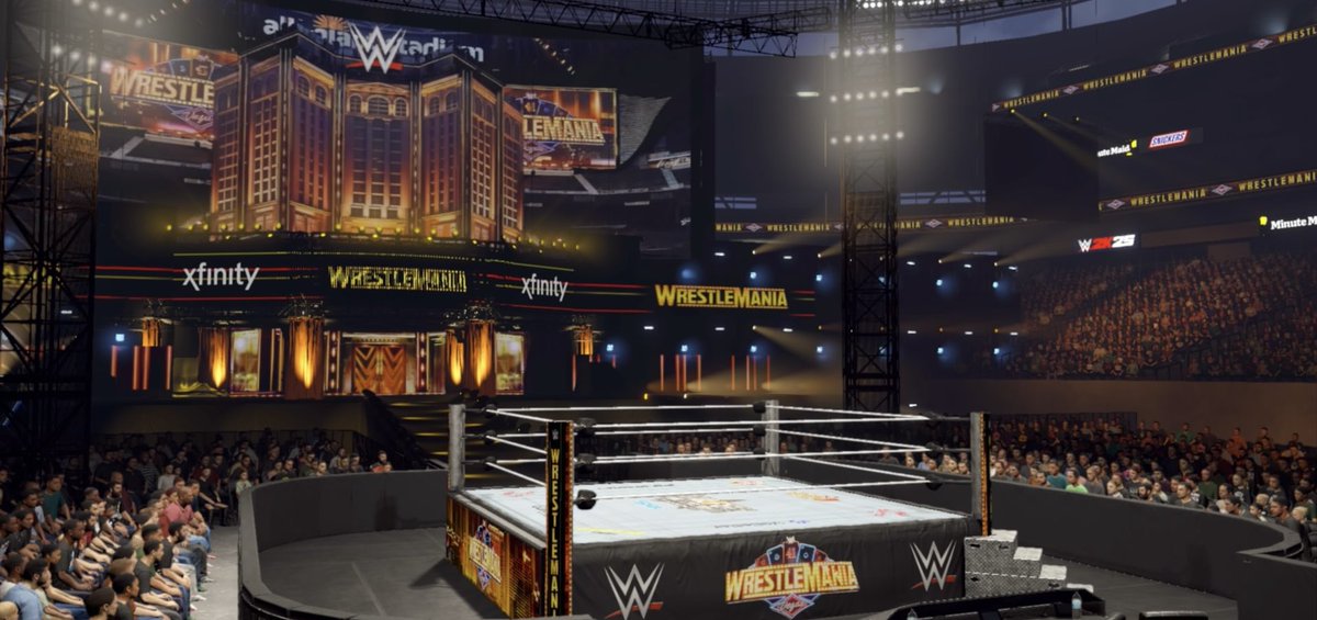 BliziTV's tweet photo. #WrestleMania 41 Night 1 Arena

WIP… 🔨🚧

#WWE2K25 https://t.co/qnFB5hv480