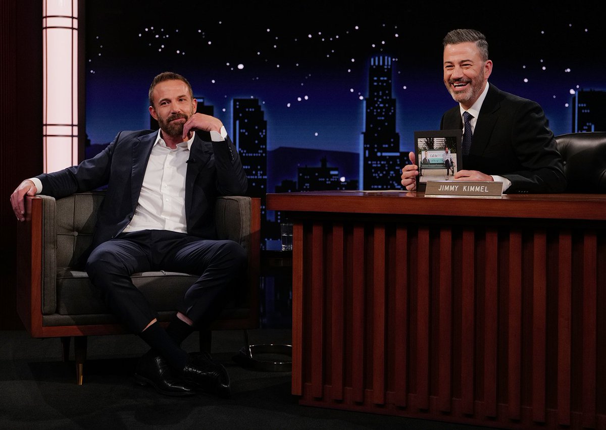 Ben Affleck at The <a href="/jimmykimmel/">Jimmy Kimmel</a> show (23/April/2025)
