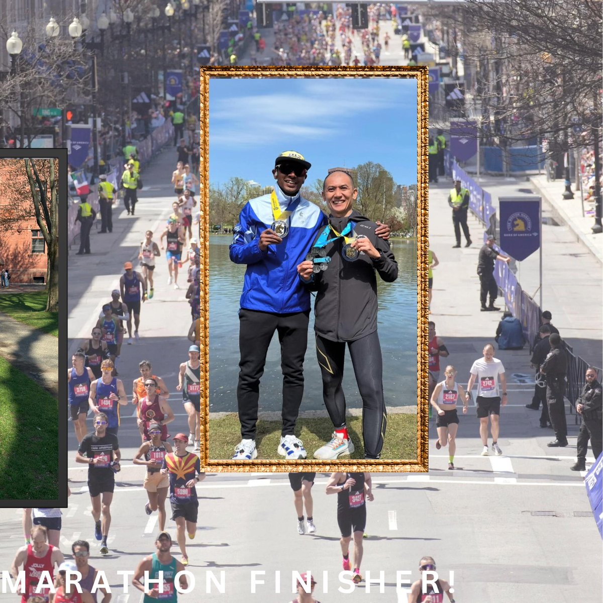 KyserunKrew's tweet photo. Special shoutout to Mael for earning the legendary Six Star Finisher Medal — what an incredible achievement!

And to all the amazing Malaysian runners who crossed that iconic Boylston Street finish line — SYABAS 😃👍🏻

#kyserunkrew
#KLWolfPack
#togetherweattaingreatmiles https://t.co/BORh0xebnz