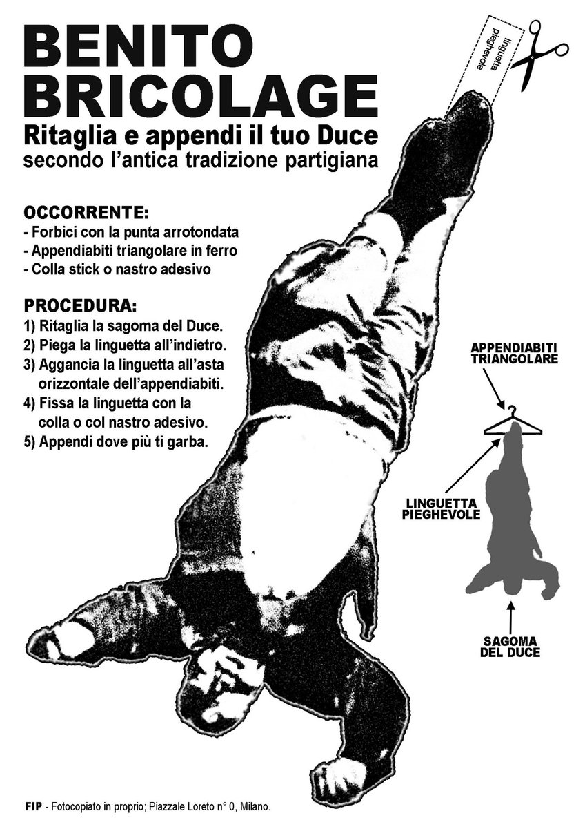 Per un 25 aprile sobrio e in formato ridotto A5