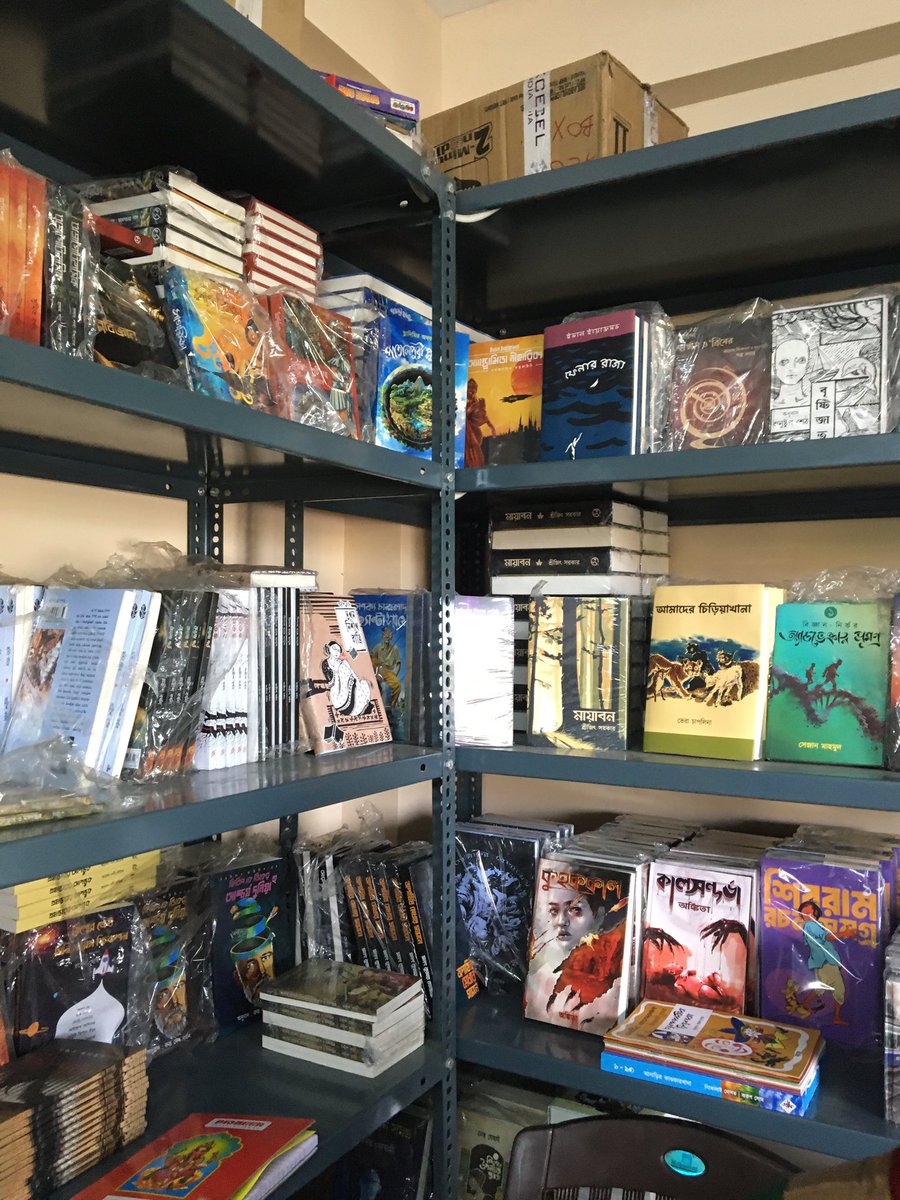 SepiaBose's tweet photo. @Kalpabiswa_Pub  @KalpabiswaWeb 
Only Bengali science-fiction in India.
Drop in at our offices to browse and buy books. https://t.co/L566EpgPSO