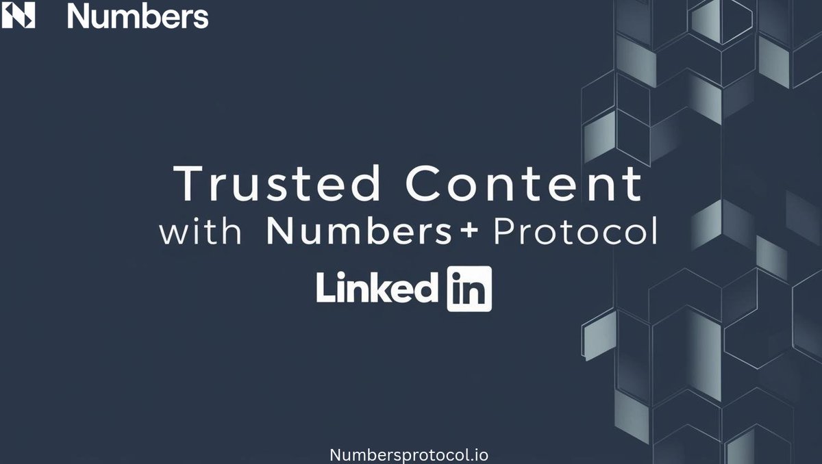 Probiduc01's tweet image. Big news! 
@numbersprotocol
is now a verified provenance provider on LinkedIn with C2PA-signed content via Capture! Your posts aren’t just shared they’re proven authentic. Let’s dive into what this means for transparency. 
#C2PA #ContentAuthenticity #Blockchain
