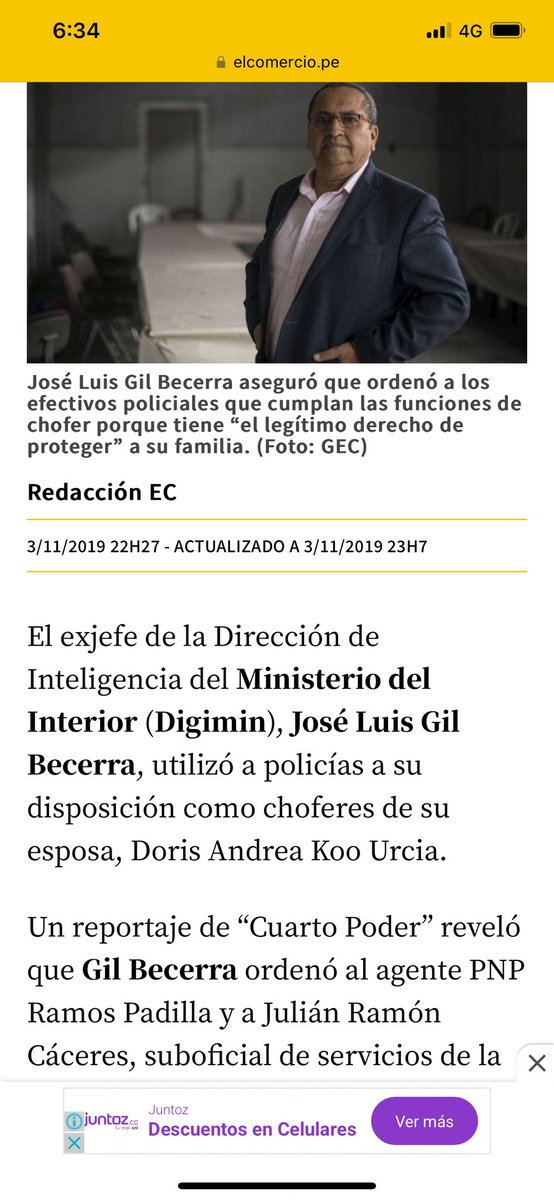 Patricia Carrillo (@patrici28295746) on Twitter photo El fascismo en su máxima expresión. El mensaje del ex Jefe de la DIGIMIN, José Luis Gil, amenazando el líder de <a href="/PERU_LIBRE1/">Perú Libre</a> <a href="/VLADIMIR_CERRON/">Vladimir Cerrón</a>, refleja el peligro al que estamos expuestos los ciudadanos, al otorgarle el gobierno cargos relacionados a la seguridad del país. El fascismo en su máxima expresión. El mensaje del ex Jefe de la DIGIMIN, José Luis Gil, amenazando el líder de <a href="/PERU_LIBRE1/">Perú Libre</a> <a href="/VLADIMIR_CERRON/">Vladimir Cerrón</a>, refleja el peligro al que estamos expuestos los ciudadanos, al otorgarle el gobierno cargos relacionados a la seguridad del país.