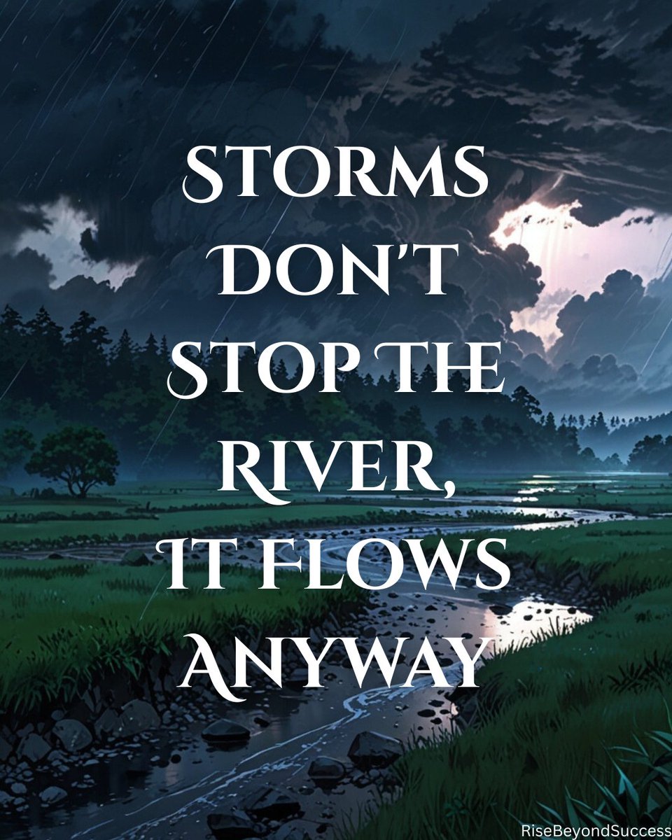 RBSMindset's tweet photo. Some days feel heavy.
But like the river, you don’t stop you flow through it.
That’s strength.
#EmotionalGrowth #KeepFlowing https://t.co/ha72VHniAP