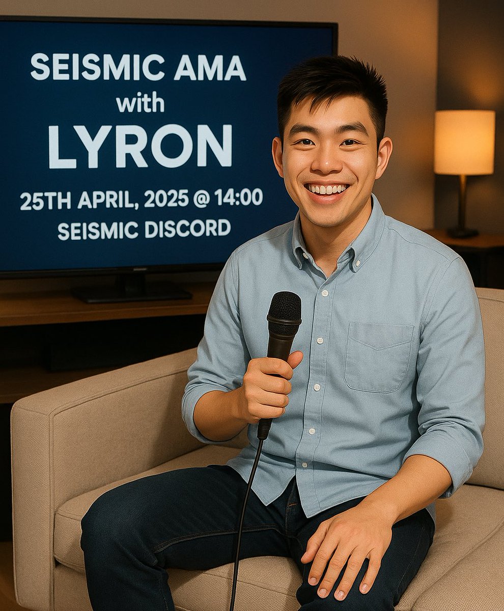 KwasiMaxzyrich's tweet photo. Few hours till the AMA with @lyronctk.
Get your questions, bring your crew and let’s vibe.

Date: 25th April, 2025
Time: 14: 00 UTC
Venue: https://t.co/yR6bShZyCp #stage

If Lyron doesn’t accidentally leak alpha today, I’m starting a rumor anyway.
Confirmed: Seismic launching testnet on the moon in Q4. 🙈

@lyronctk @xealistt @tomjke @noonne_art @karlo_io @fcksjkh @ElijahCrypted @dodoridori0 @BharatWormie @XplanXplanet @heathcliff_eth @darealcriss @snow_blis @Crypto_unicat @Dodori4390 @panisaoi @mzain2292