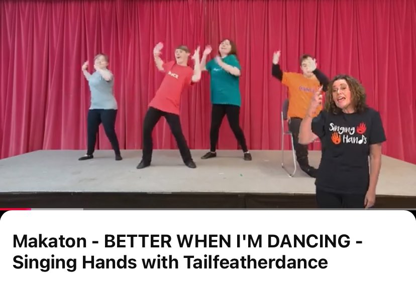 Singing Hands MBE (@singinghands) on Twitter photo youtu.be/YdiK3xb-cYo?si…
Here’s something to cheer up your Friday and get you dancing into the weekend 💃
We love “Better When I’m Dancing” by Meghan Trainor from the Peanuts movie. So who better to help us with a video than the talented performers <a href="/Tailfeatheruk1/">Tailfeatherdanceuk / TailfeatherTV</a> ❤️ #makaton youtu.be/YdiK3xb-cYo?si…
Here’s something to cheer up your Friday and get you dancing into the weekend 💃
We love “Better When I’m Dancing” by Meghan Trainor from the Peanuts movie. So who better to help us with a video than the talented performers <a href="/Tailfeatheruk1/">Tailfeatherdanceuk / TailfeatherTV</a> ❤️ #makaton