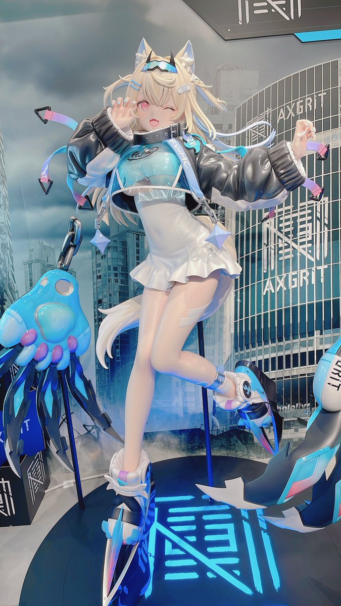 kabacoです(´◡` )♩ FUWAMOCO フワモコちゃん等身大フィギュア見てきました！！！可愛すぎ