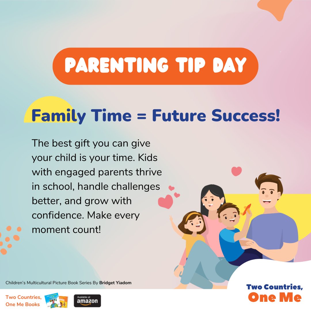 twocountoneme_'s tweet image. Your time is the greatest gift you can give your child. ⏳💖
It builds confidence, resilience, and emotional strength. 🌱🧠
Be present. Be involved. It makes all the difference! 🙌👨👩👧👦
#parenting #kids #care
