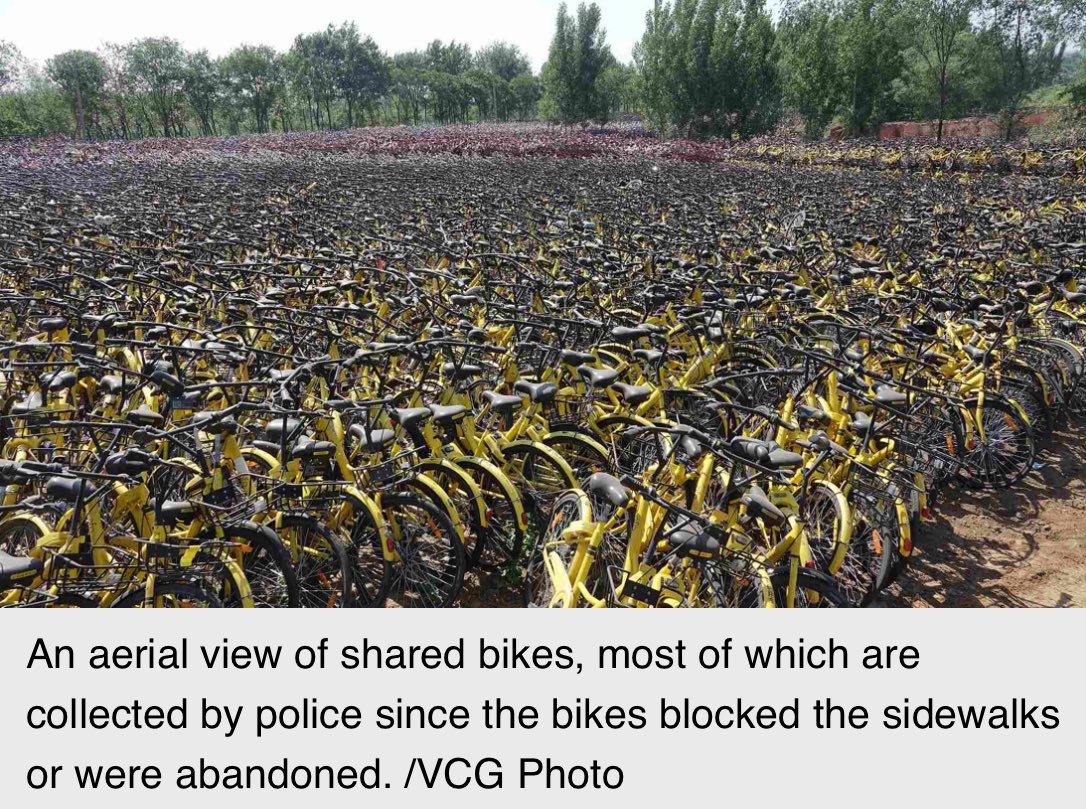 moneskoEskola's tweet image. Kiinasta saa ens hätään polkupyöriä Suomeen tai sitten kun VPT romahtaa. Kiinan ”polkupyörien hautausmailla” on miljoonia polkupyöriä. Näitä on useita