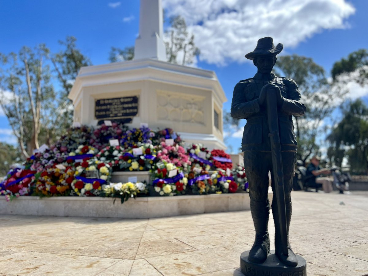 Beautiful morning thanks to Moora RSL #LestWeForget