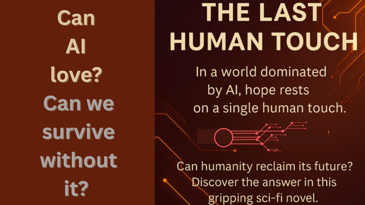 JohanEngel30686's tweet photo. The Last Human Touch
This is more than a story. I
If you’ve ever felt replaced, disconnected, or questioned what it means to be human…
This story might be yours too.”
Read first chapters: https://t.co/LN7I0k4WCC
Buy;  https://t.co/lWRKgdGTp7 https://t.co/eQUeLWhgGS