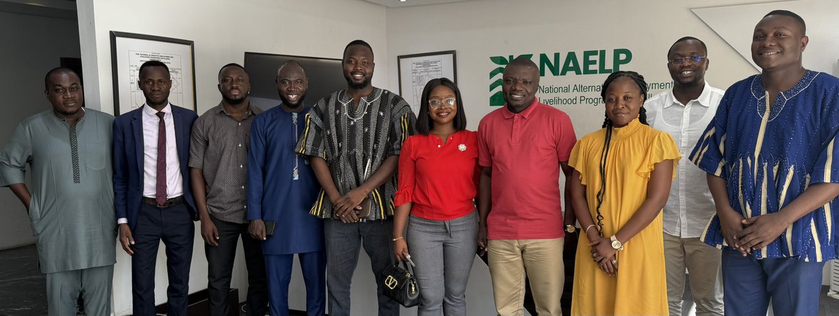 JimmyMawuse's tweet photo. On April 24, I led the GRASAG National Executives to the National Alternative Employment and Livelihood Programme (NAELP). We had a great discussion with Mr. Frank Asare Pedro (National Coordinator) on partnering for sustainable opportunities and development.
#GRASAGNational https://t.co/v69b7Ma2WX