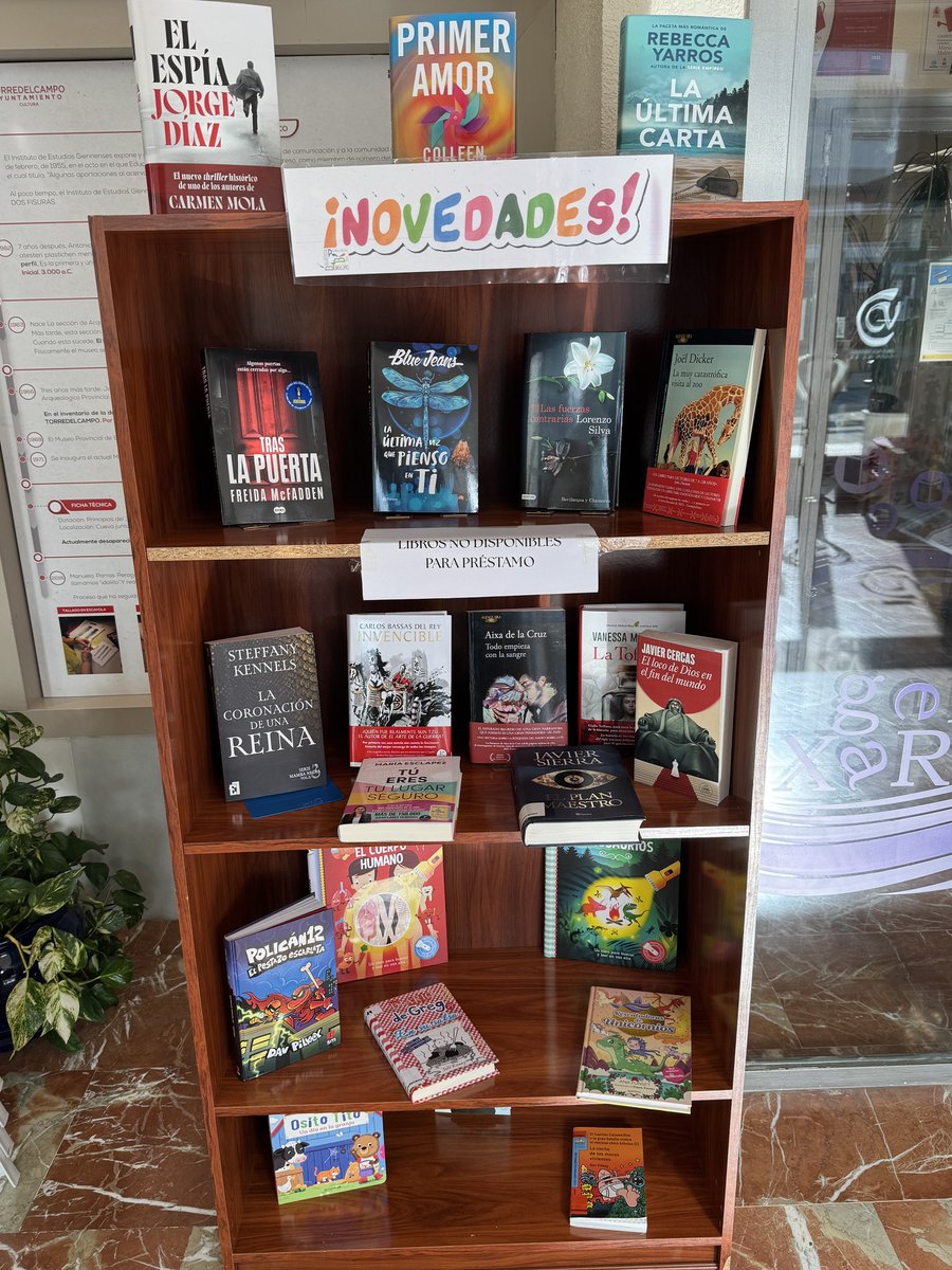 📖Últimas adquisiciones para conmemorar el Día del Libro📖

#bibliotorredel  #ayuntamientoTorredelcampo #DiaDelLibro2025 #novedades