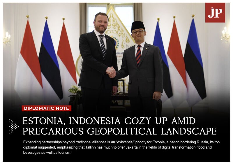 Charting a Digital &amp; Strategic Future: 🇪🇪 FM <a href="/Tsahkna/">Margus Tsahkna</a> just wrapped a landmark visit to 🇮🇩 Indonesia — the 1st in over a decade. From digital cooperation to defending int’l law, #Estonia &amp; #Indonesia are forging a future-ready partnership.
 #DigitalDiplomacy #Ukraine #GlobalOrder