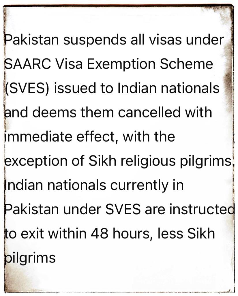 Pakistan has cancelled SAARC visas for Indian nationals—but kept an exception for Sikh religious pilgrims. Is this to show they care for Sikhs?

If so, why not allow visits to all Sikh heritage sites in Pakistan? There are nearly 200 historical Gurdwaras and over 2,000 places