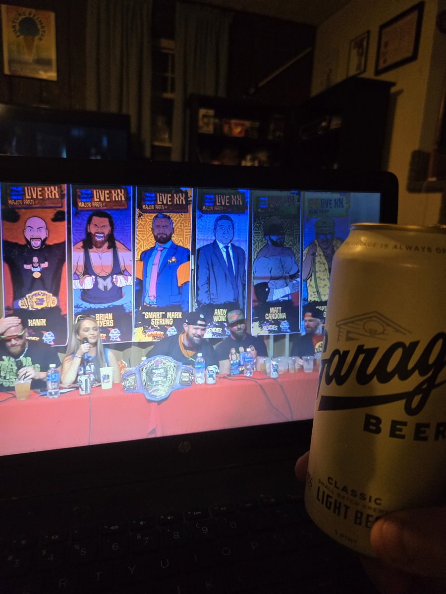 Go Away, Batin' (@seetherist) on Twitter photo Still have yet to make it to a Major Pod Live show, but what I can do is enjoy a nice cold Garage beer while watching Live 20 on Patreon. <a href="/MajorWFPod/">The Major Wrestling Figure Podcast</a> <a href="/drinkgaragebeer/">Garage Beer</a> <a href="/TheMattCardona/">Matt Cardona</a> <a href="/Myers_Wrestling/">Brian Myers</a> <a href="/MarkSterlingEsq/">“Smart” Mark Sterling, Esq.</a> #majorgarage #majorgaragebeer #MajorPod #MajorWFPod Still have yet to make it to a Major Pod Live show, but what I can do is enjoy a nice cold Garage beer while watching Live 20 on Patreon. <a href="/MajorWFPod/">The Major Wrestling Figure Podcast</a> <a href="/drinkgaragebeer/">Garage Beer</a> <a href="/TheMattCardona/">Matt Cardona</a> <a href="/Myers_Wrestling/">Brian Myers</a> <a href="/MarkSterlingEsq/">“Smart” Mark Sterling, Esq.</a> #majorgarage #majorgaragebeer #MajorPod #MajorWFPod