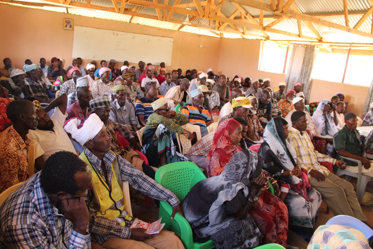 PISP1996's tweet photo. Community land registration and sensitization meeting held at North Horr Marsabit county,whereby an interim committee were selected to coordinate the registration process 
#The Christensen Fund 
#Community land right https://t.co/g10fK2yQlD
