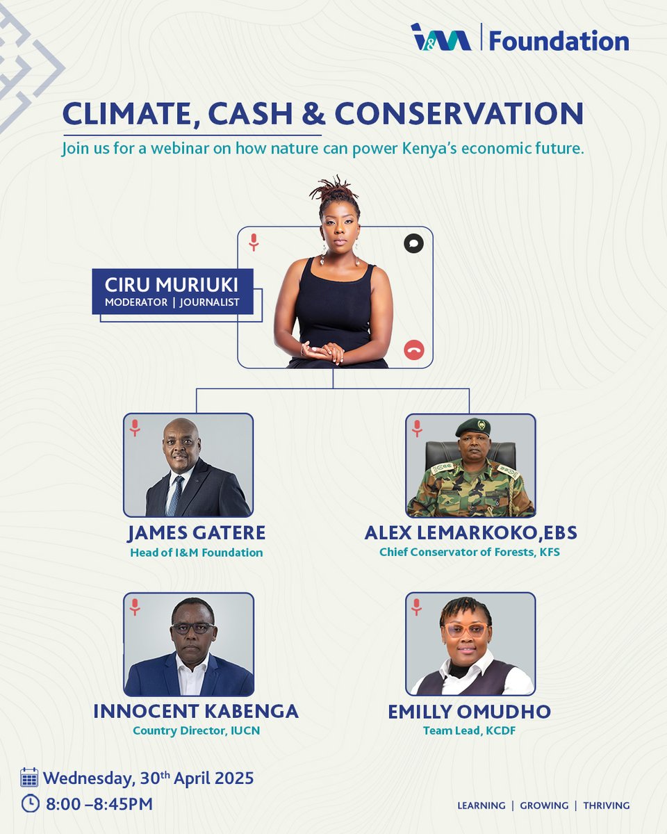 FOKCDFUS's tweet image. 🌍 Webinar Alert: Climate, Cash &amp;amp; Conservation🌿 
Join us for a 45-minute webinar as we explore how investing in nature can unlock climate resilience, economic growth and community equity. 
📅Wednesday, 30th April
🕐8:00 PM 
Register here: shorturl.at/3WR4e 
#ClimateAction