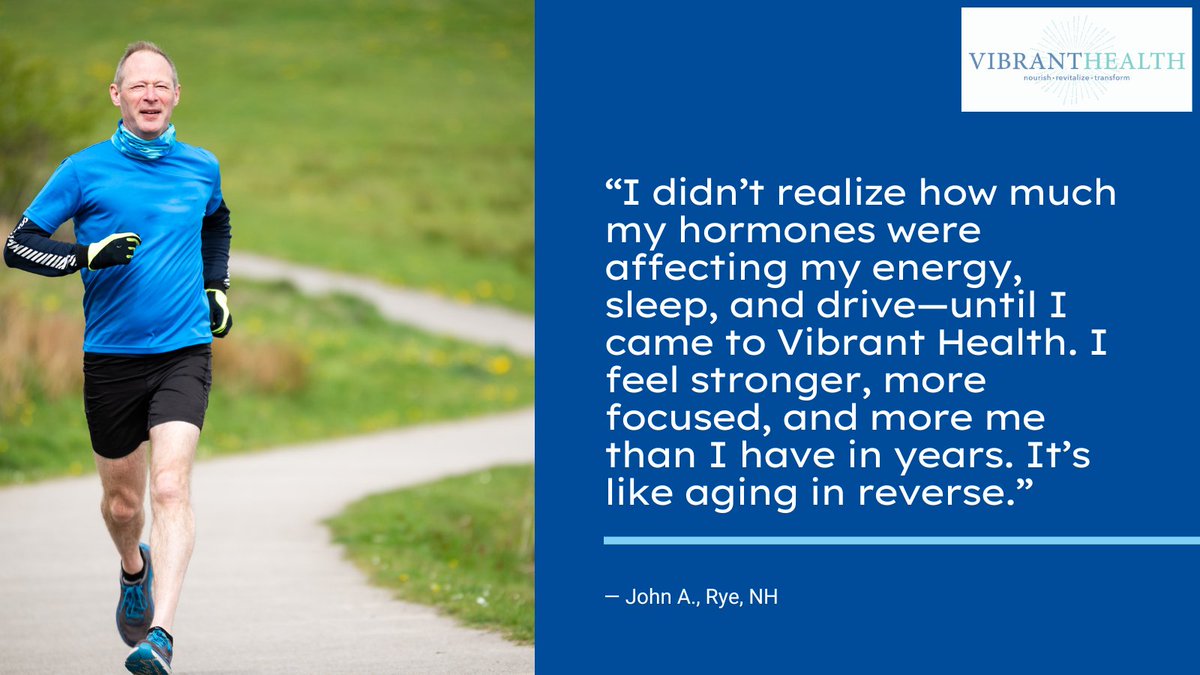 VibrantHealthNH's tweet photo. ✨ Feel like yourself again — and better. ✨

At Vibrant Health, we help men & women 40+ reclaim:
💤 Deep, restorative sleep
🔥 Intimacy and drive
💪 Muscle and bone strength
🧠 Sharp focus
⏳ Longevity and vitality from the inside out

Whether you're navigating hormonal shifts or simply want to optimize your health, we create personalized programs for hormone balance, aging well, and feeling amazing again.

📍 Greenland, NH | 💻 https://t.co/muA0P5kc2T

📞 Schedule your consultation today!  We are ready and waiting to give you the best healthcare you've ever experienced.  (603)610-8882 

#LongevityClinic #OptimalHealth #NHWellness #HormoneHealth #VitalityOver50 #AntiAgingNaturally #RestoreYourDrive #VibrantLife #DrNicoleSchertell #DrMorganLucas #DrBrittanyKrake #DrJohannaMauss #DrElliotZyglis #DrLaurenMoore