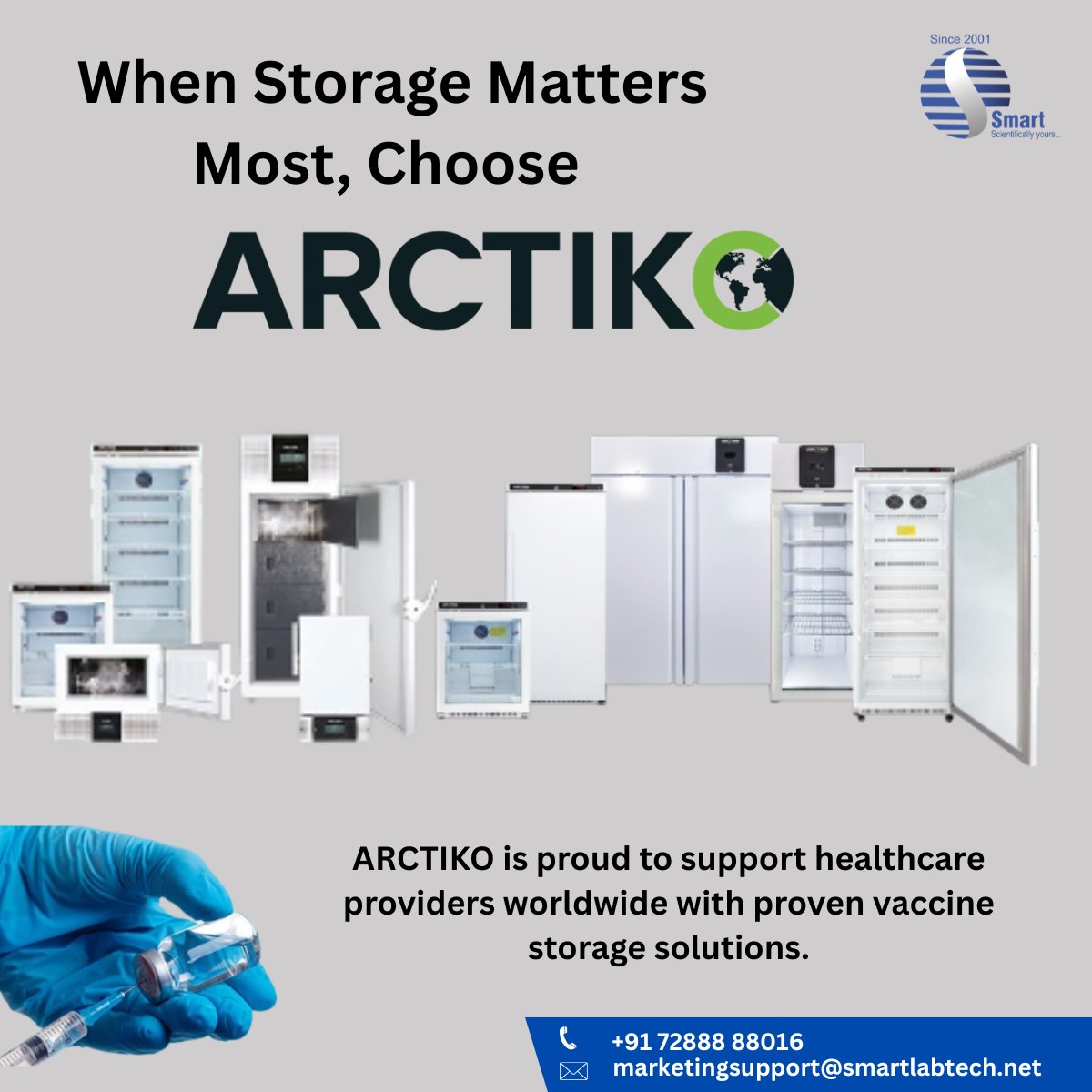 SmartLabTech2's tweet image. Looking for top-tier cold storage solutions?
Smart Labtech is proud to be the leading supplier of ARCTIKO freezers & refrigerators — trusted by pharma, labs, hospitals, and research facilities worldwide.
From ultra-low temperature freezers to high-performance refrigerators......