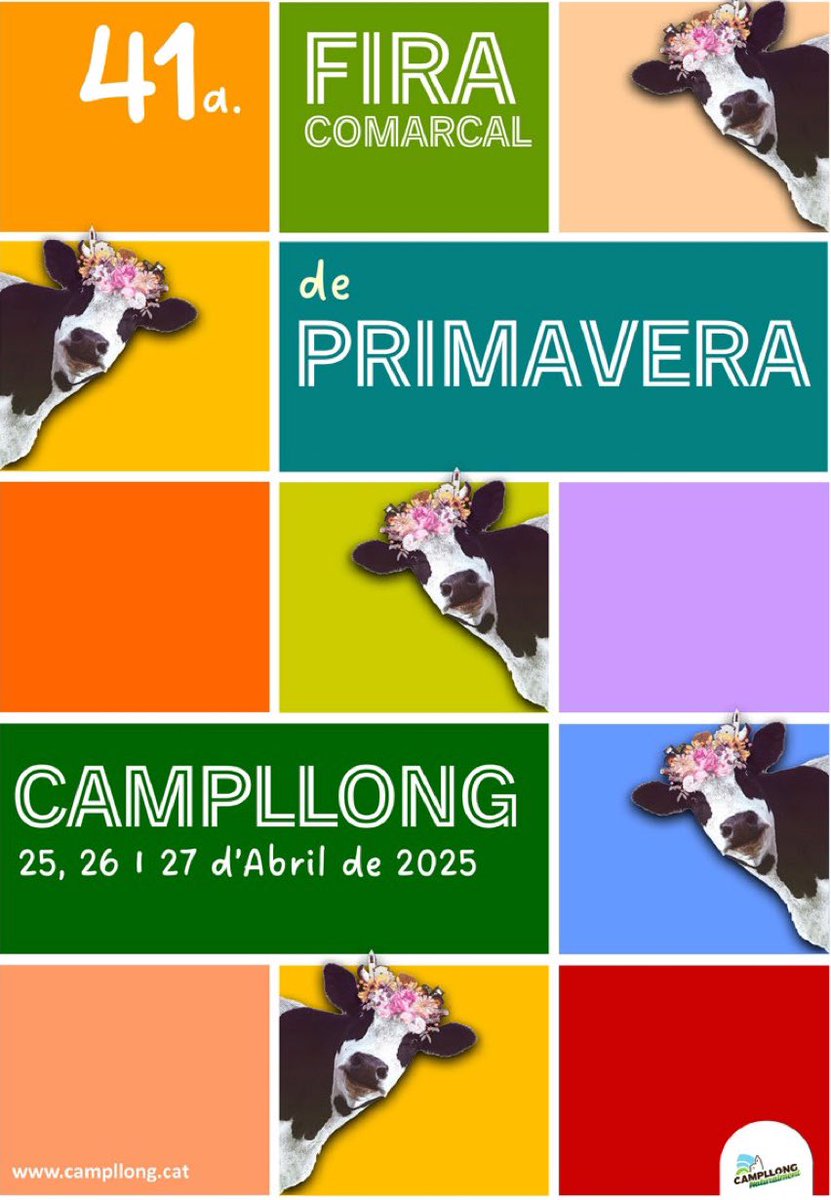 🐄🌾Avui donem el tret de sortida a la 41a Fira de Campllong! 

📆Del 25 al 27 d'abril 

👀👉🏼Consulta el programa: ddgi.cat/municipis/Camp…